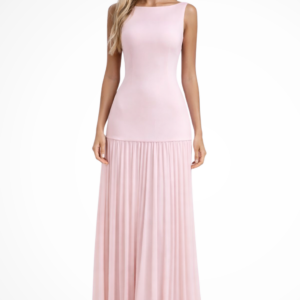 Galadriel – Vestido maxi plisado elegante para mujer
