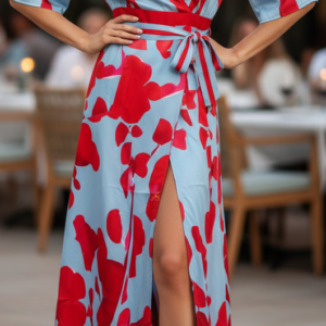Ulmira – Vestido elegante con estampado floral
