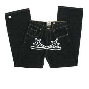 Belle – Jeans boyfriend vintage multicolor estilo high street para mujer