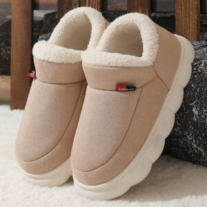 Mirellia – Zapatillas de peluche cálidas para mujer