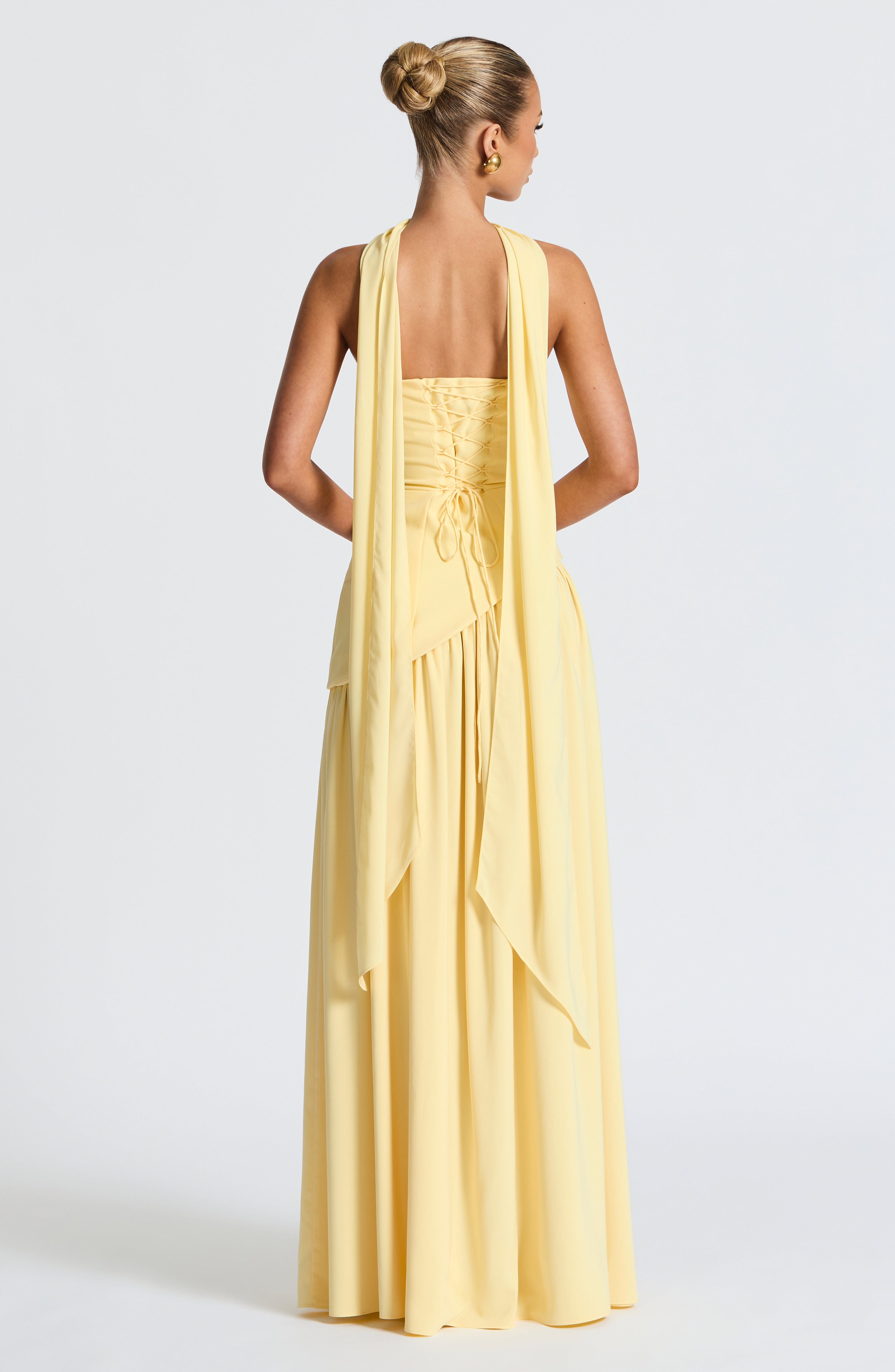 Toriana - Vestido maxi sin hombros - Imagen 7