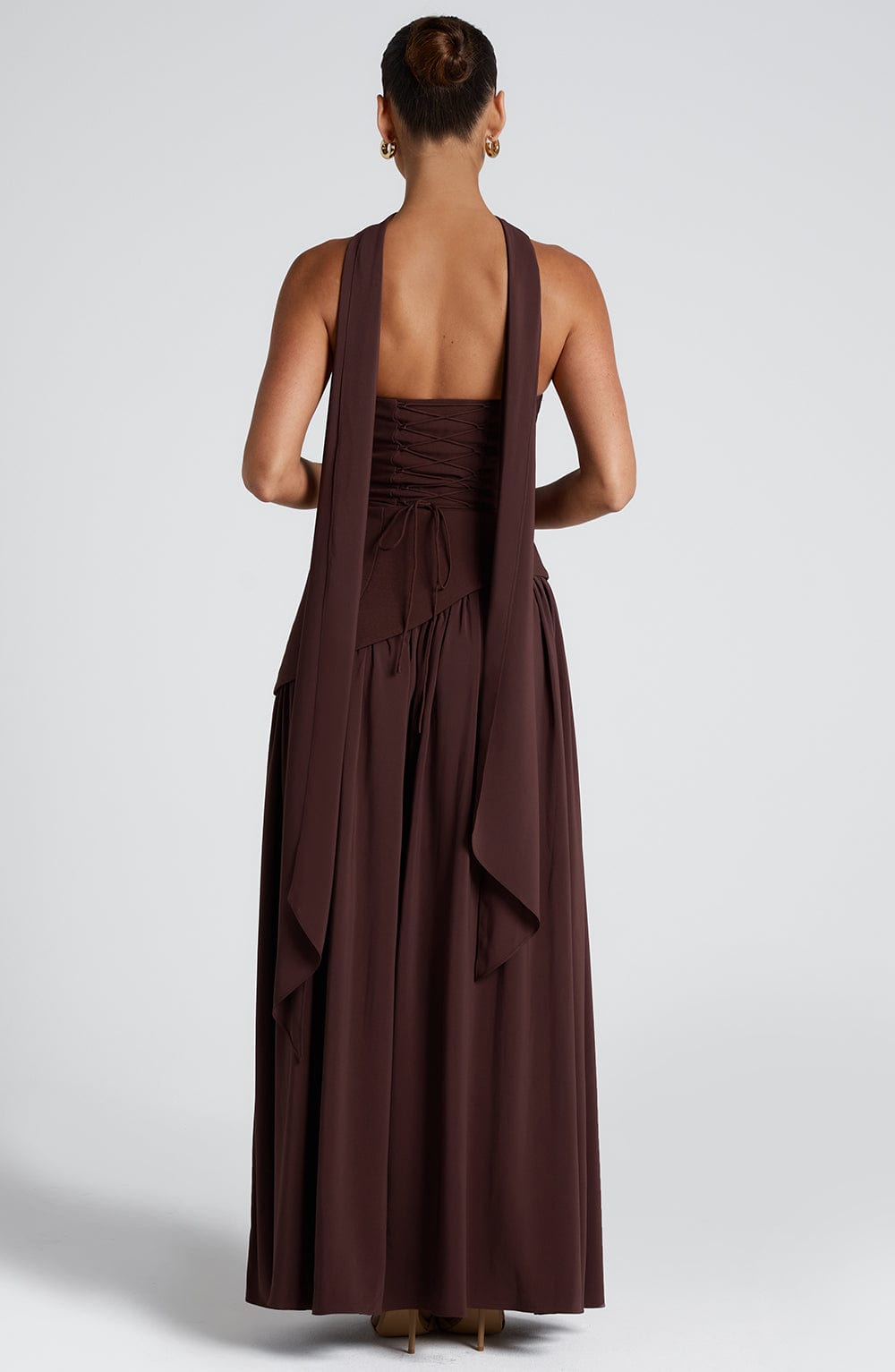 Toriana - Vestido maxi sin hombros - Imagen 10