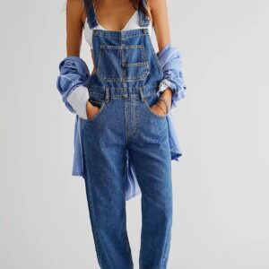 Jedira - Denim Latzhose Damen