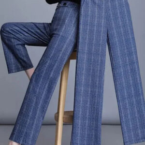 Kaia - Pantalones anchos de talle alto para mujer