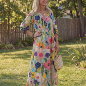 Irish - Vestido Maxi Floral