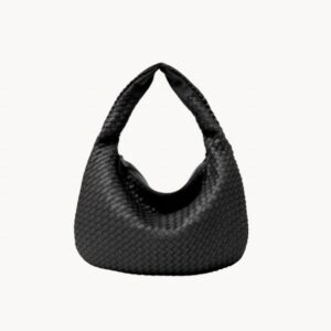 Vera – Bolso bandolera negro minimalista para mujer