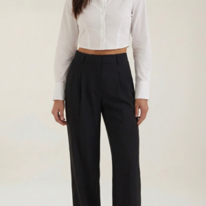 Kyla - Pantalones de oficina de pierna ancha para mujer